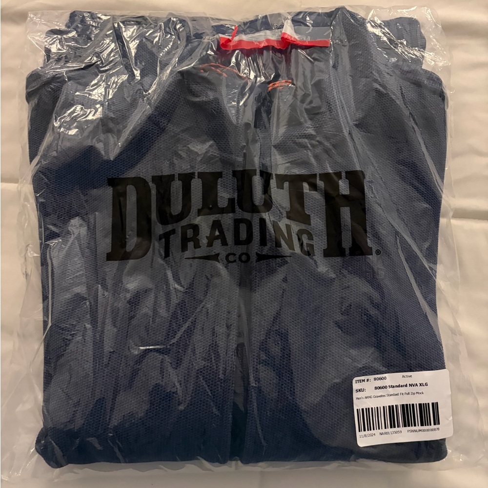 Duluth Trading Co. Navy Full-Zip Jacket